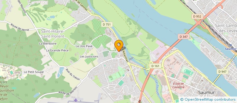 localisation de l'entreprise MONSIEUR REMI LEFEUVRE  SAUMUR