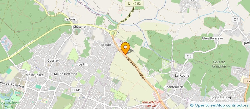 localisation de l'entreprise MONSIEUR REMI LEFEVRE  VAUX-SUR-MER