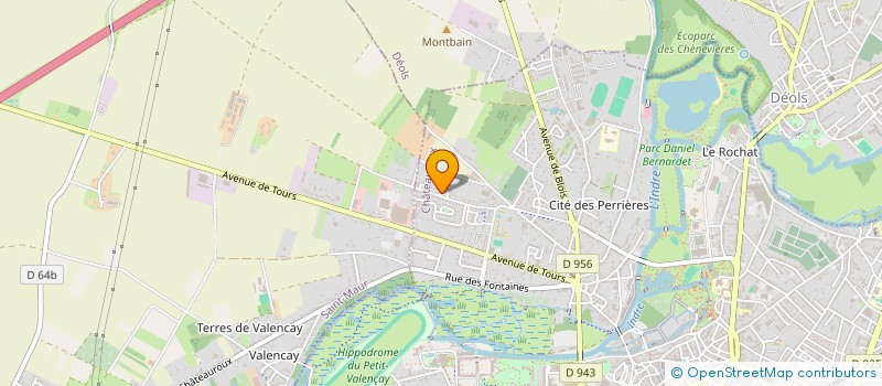 localisation de l'entreprise MONSIEUR REMI LEGAY à CHATEAUROUX