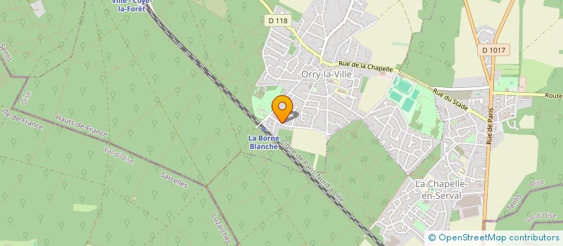 localisation de l'entreprise MONSIEUR REMI LEJEUNE  ORRY-LA-VILLE