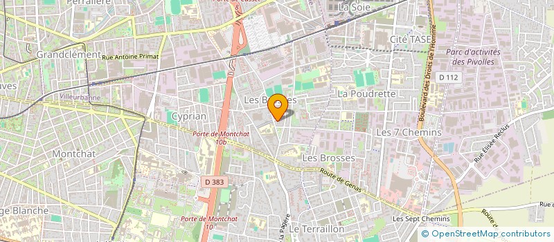 localisation de l'entreprise MONSIEUR REMI LEJEUNE  VILLEURBANNE