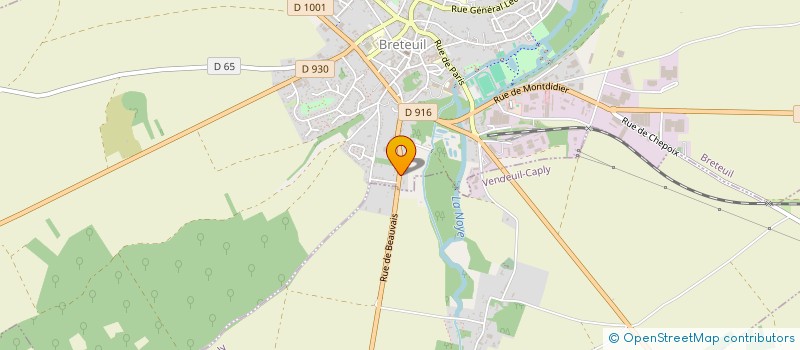 localisation de l'entreprise MONSIEUR REMI LEMOINE  VENDEUIL-CAPLY