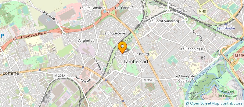 localisation de l'entreprise MONSIEUR REMI LEPLAT à LAMBERSART