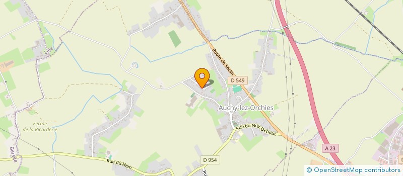 localisation de l'entreprise MONSIEUR REMI LERAY  AUCHY-LEZ-ORCHIES