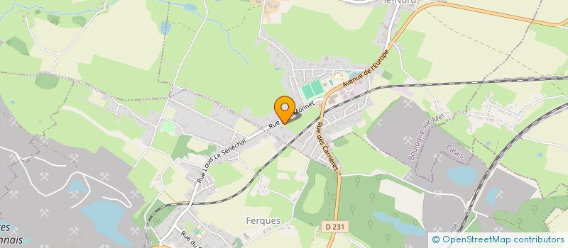 localisation de l'entreprise MONSIEUR REMI LERICHE  LANDRETHUN-LE-NORD