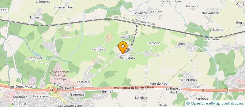 localisation de l'entreprise MONSIEUR REMI LESPAGNOL  PLOEREN