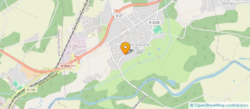 localisation de l'entreprise MONSIEUR REMI LESTAGE  SAINT-VINCENT-DE-PAUL