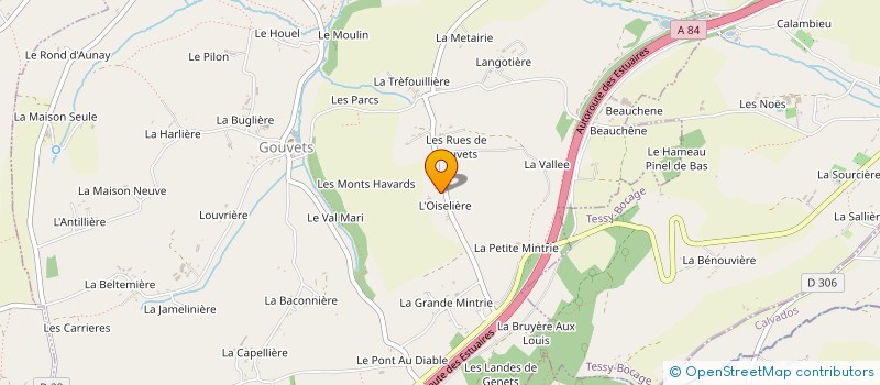 localisation de l'entreprise MONSIEUR REMI LETOUZEY à GOUVETS