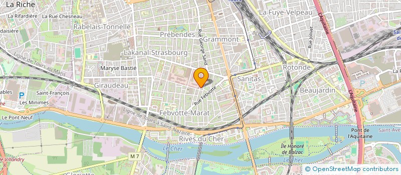 localisation de l'entreprise MONSIEUR REMI LEVEAU  TOURS