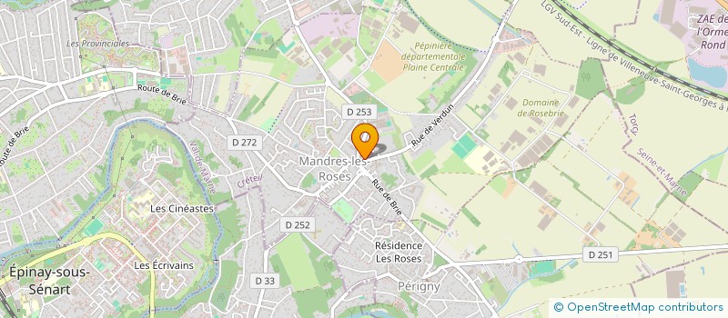 localisation de l'entreprise MONSIEUR REMI LEVESQUE  MANDRES-LES-ROSES