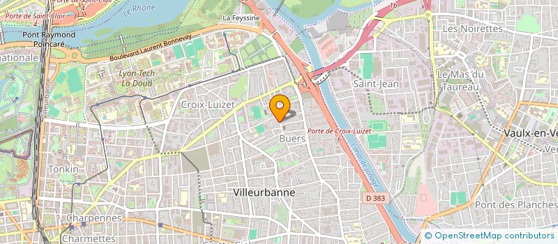 localisation de l'entreprise MONSIEUR REMI LEVEUGLE  VILLEURBANNE