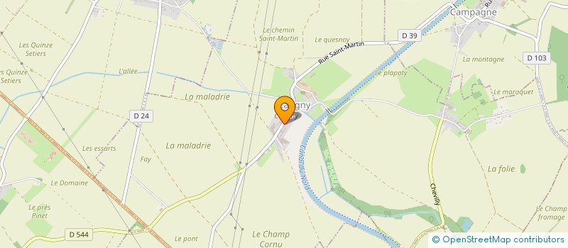 localisation de l'entreprise MONSIEUR REMI LIEFOOGHE  CATIGNY