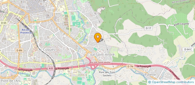 localisation de l'entreprise MONSIEUR REMI LLAO CURTO à AIX-EN-PROVENCE