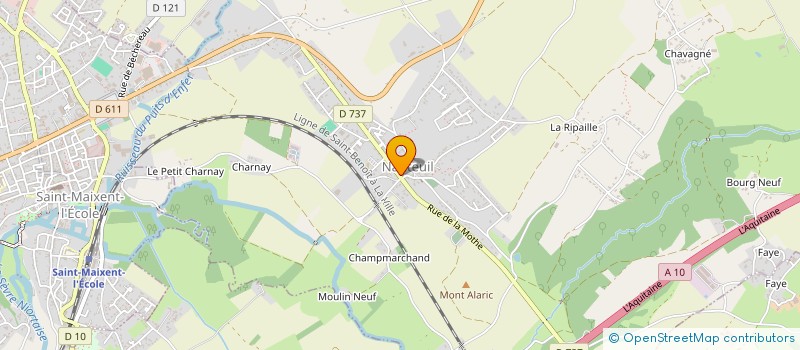 localisation de l'entreprise MONSIEUR REMI LOCART à NANTEUIL