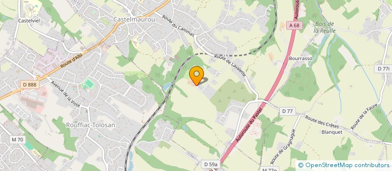 localisation de l'entreprise MONSIEUR REMI LONGUEPEE  CASTELMAUROU