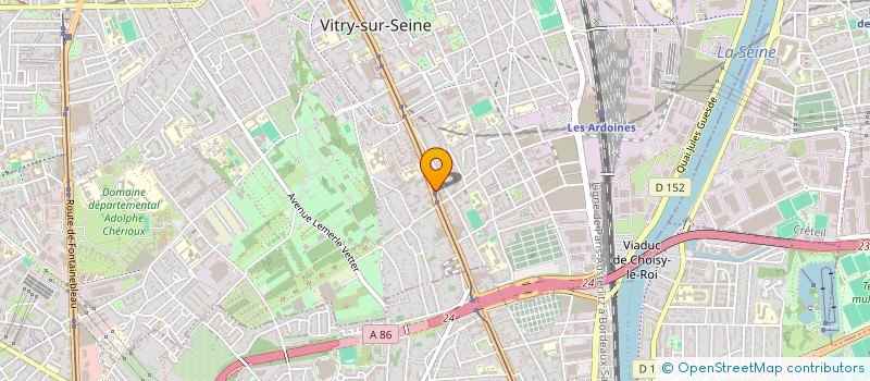 localisation de l'entreprise MONSIEUR REMI LOR  VITRY-SUR-SEINE