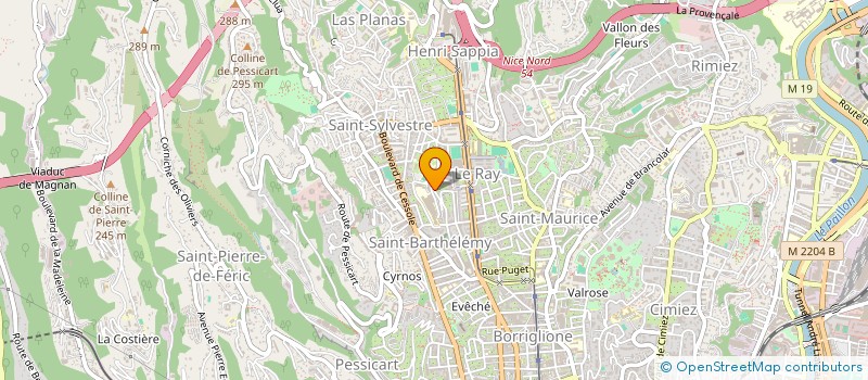 localisation de l'entreprise MONSIEUR REMI LORENZO à NICE