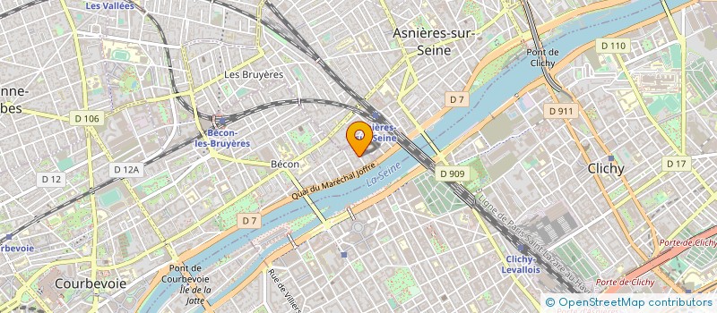localisation de l'entreprise MONSIEUR REMI LORIN à COURBEVOIE