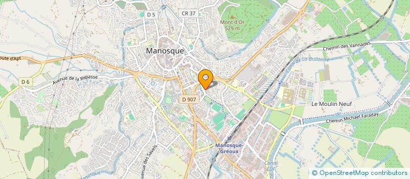 localisation de l'entreprise MONSIEUR REMI LORIN à MANOSQUE