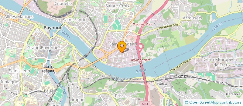 localisation de l'entreprise MONSIEUR REMI LOUBSENS à BAYONNE