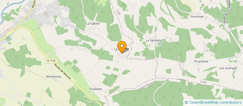 localisation de l'entreprise MONSIEUR REMI LOUCHET  TOCANE-SAINT-APRE