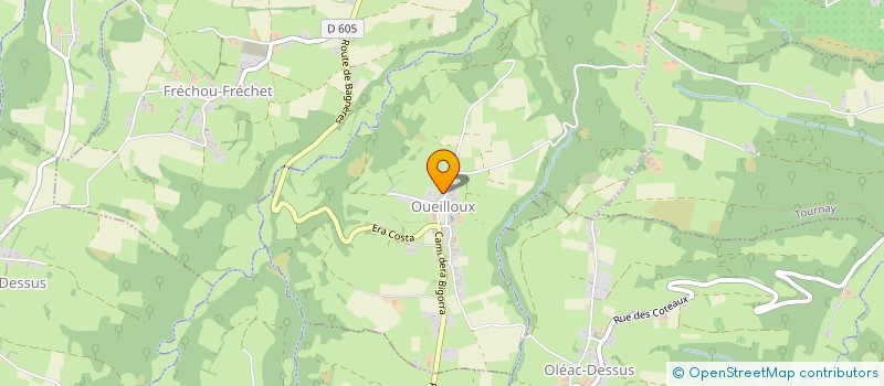 localisation de l'entreprise MONSIEUR REMI LUCIA SOPENA  OUEILLOUX