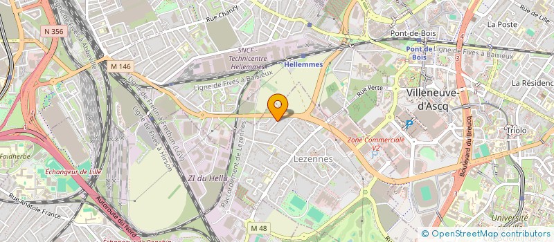 localisation de l'entreprise MONSIEUR REMI MAES à LEZENNES