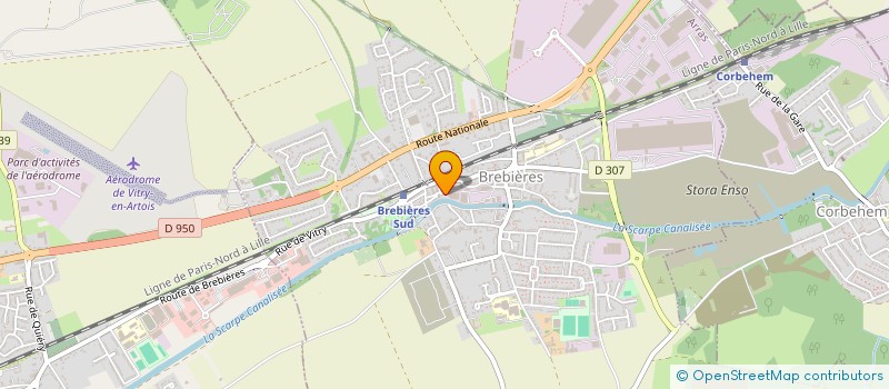 localisation de l'entreprise MONSIEUR REMI MAGRET  VITRY-EN-ARTOIS