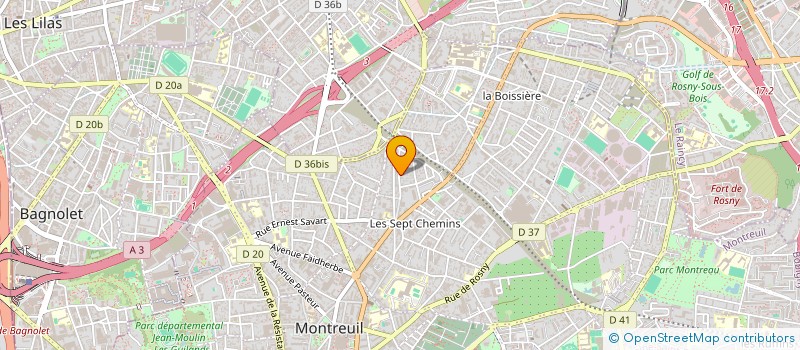 localisation de l'entreprise MONSIEUR REMI MAGRON à MONTREUIL
