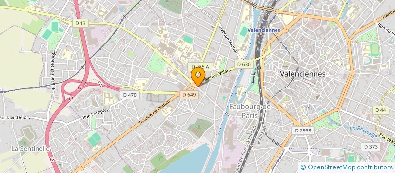 localisation de l'entreprise MONSIEUR REMI MAHIEUX à VALENCIENNES