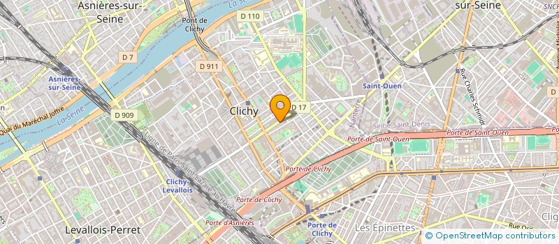 localisation de l'entreprise MONSIEUR REMI MAINGOT à CLICHY