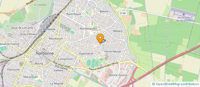 localisation de l'entreprise MONSIEUR REMI MALAHIEUDE  NARBONNE