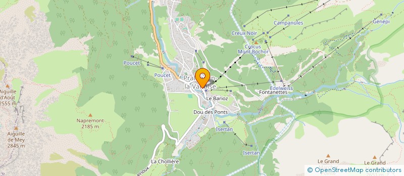 localisation de l'entreprise MONSIEUR REMI MALLARD  PRALOGNAN-LA-VANOISE