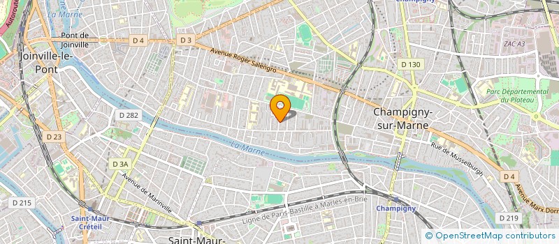 localisation de l'entreprise MONSIEUR REMI MAOUCHE  CHAMPIGNY-SUR-MARNE