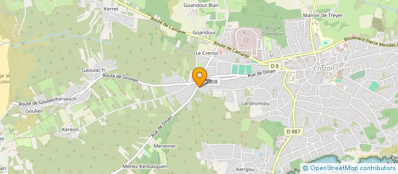 localisation de l'entreprise MONSIEUR REMI MARCHADOUR  CROZON