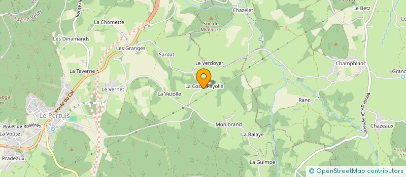 localisation de l'entreprise MONSIEUR REMI MARCON à LE PERTUIS