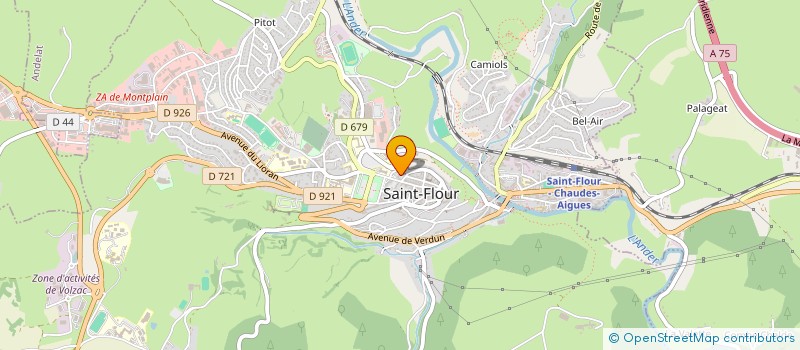 localisation de l'entreprise MONSIEUR REMI MARGATHE à SAINT-FLOUR