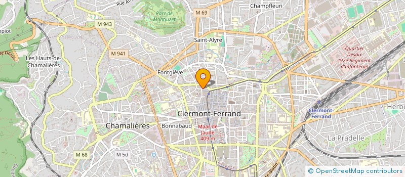 localisation de l'entreprise MONSIEUR REMI MARINO  CLERMONT-FERRAND