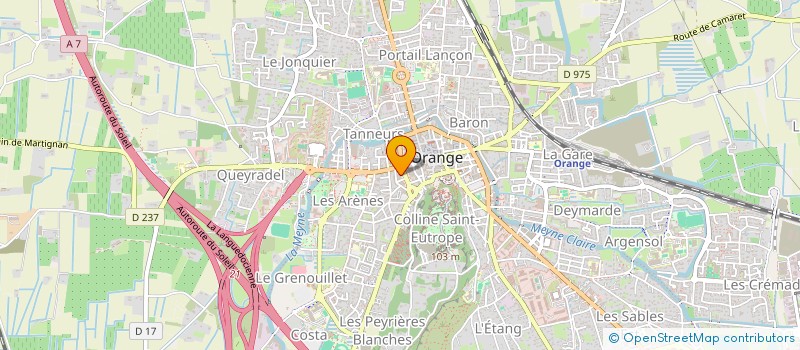 localisation de l'entreprise MONSIEUR REMI MARTIN  ORANGE