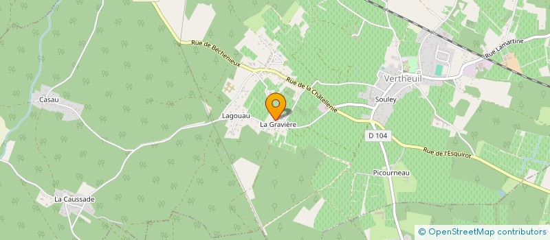 localisation de l'entreprise MONSIEUR REMI MARTIN à VERTHEUIL