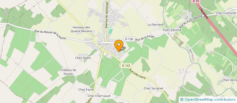 localisation de l'entreprise MONSIEUR REMI MARTINEZ  TESSON