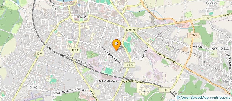 localisation de l'entreprise MONSIEUR REMI MARTINS CASTRO  DAX