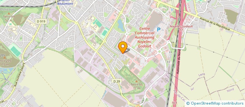 localisation de l'entreprise MONSIEUR REMI MASSA  HENIN-BEAUMONT