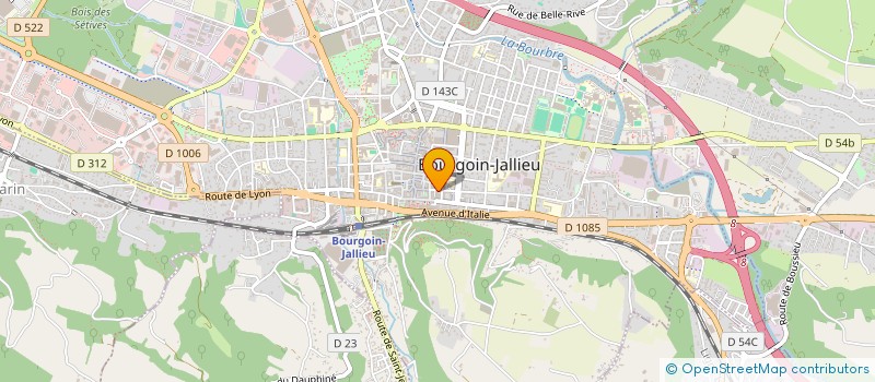 localisation de l'entreprise MONSIEUR REMI MASSON à BOURGOIN-JALLIEU