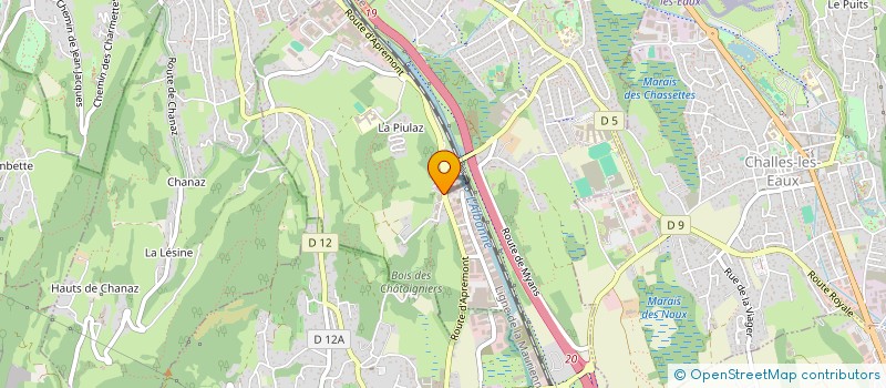 localisation de l'entreprise MONSIEUR REMI MEINDER  LA RAVOIRE