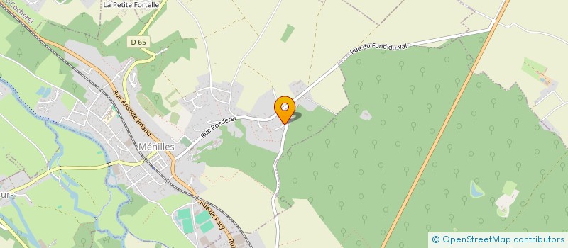 localisation de l'entreprise MONSIEUR REMI MENDY  MENILLES