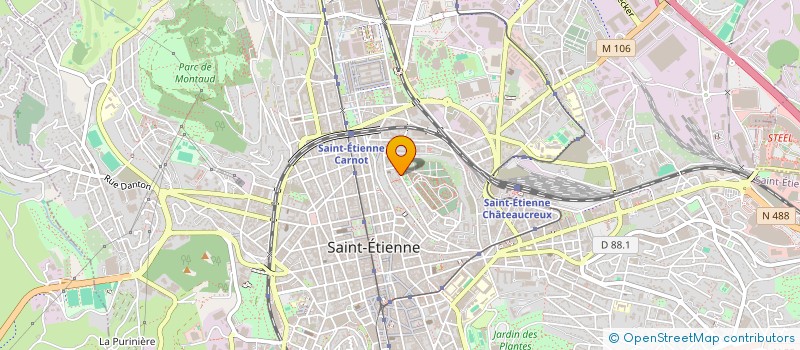 localisation de l'entreprise MONSIEUR REMI MERAHI  SAINT-ETIENNE