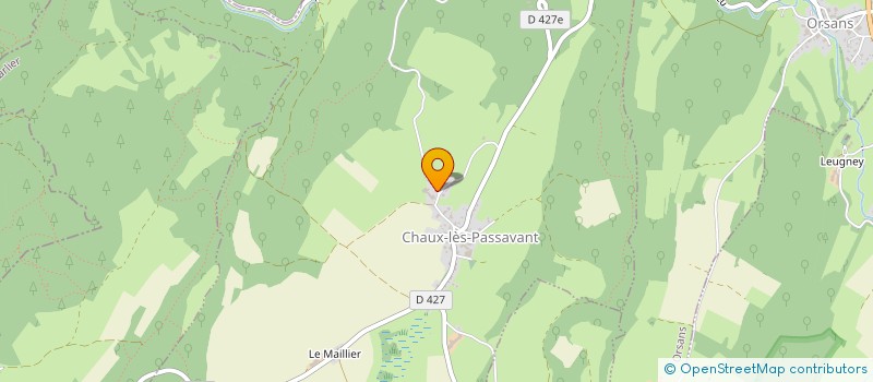localisation de l'entreprise MONSIEUR REMI MERCIER  CHAUX-LES-PASSAVANT