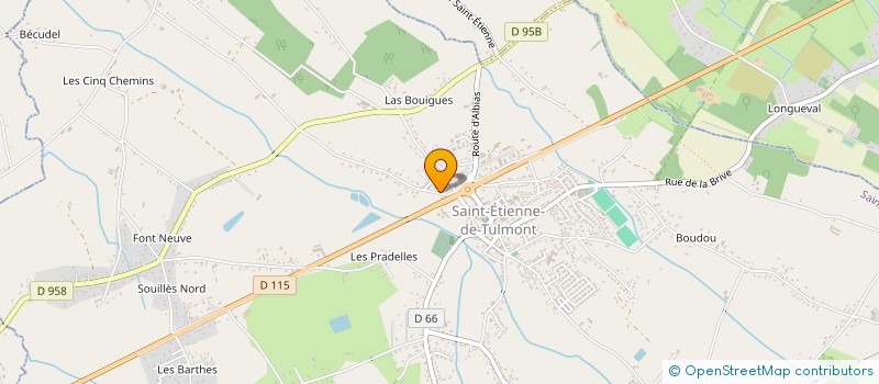 localisation de l'entreprise MONSIEUR REMI MICHEL à SAINT-ETIENNE-DE-TULMONT