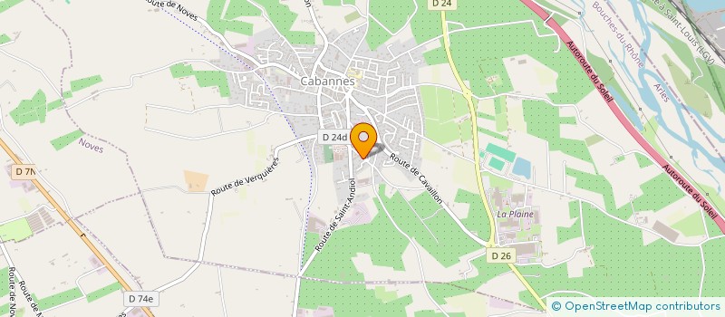 localisation de l'entreprise MONSIEUR REMI MICHEL  CABANNES